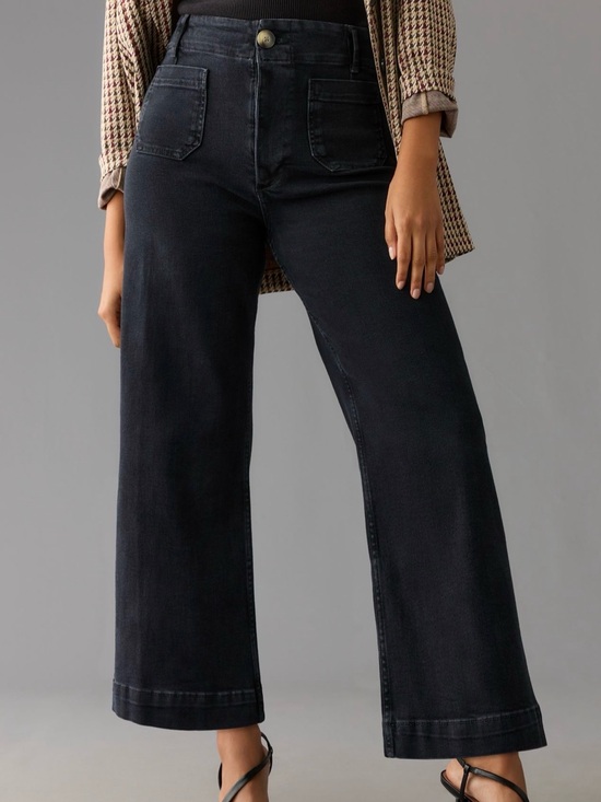 Maeve Denim - Maeve The Colette High-Rise Wide Leg Jeans - Size 32